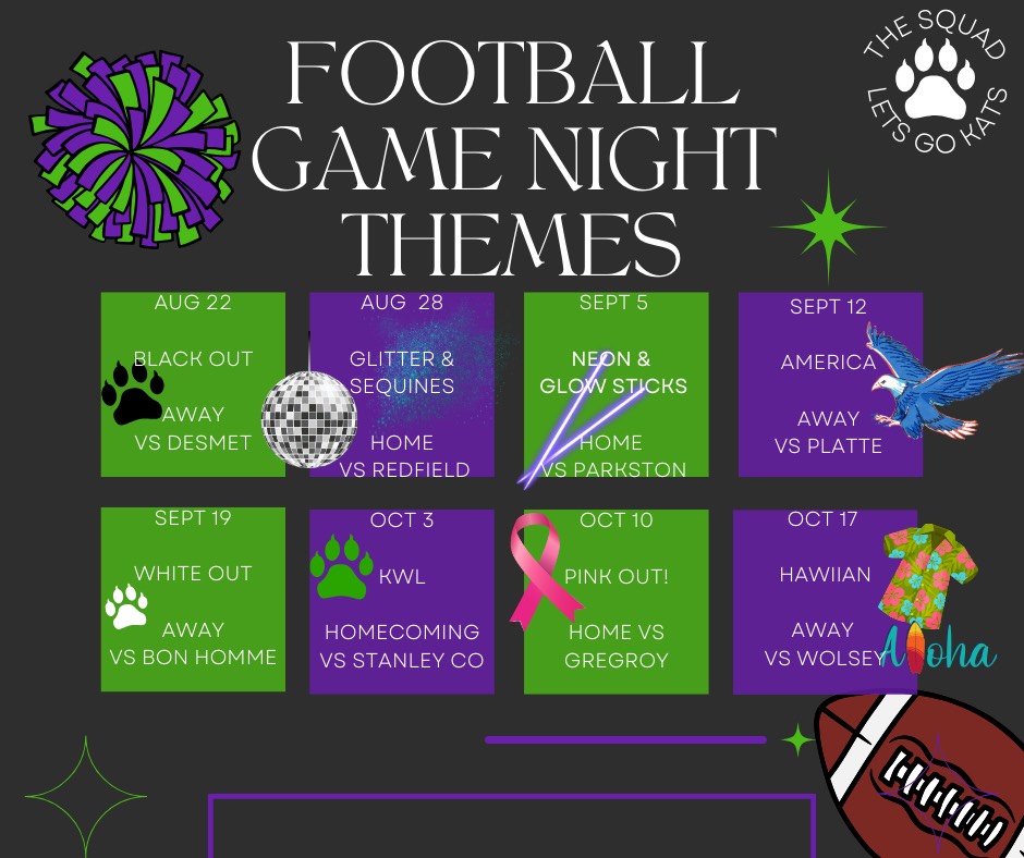 Football Game Night Themes